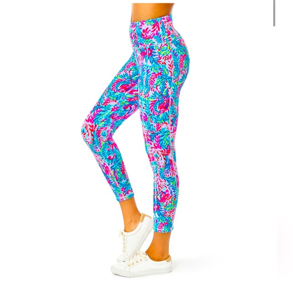 Lilly Pulitzer Legging Luxeletic High Rise Midi - Picture 1 of 5